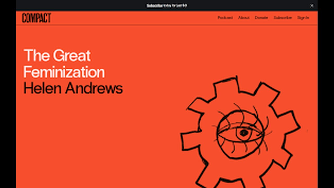 Societal Narcissism - The Great Feminization