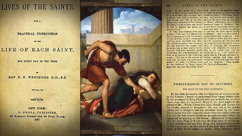 The Slaughter of the Holy Innocents : First Martyrs for Christ {December 28} 📖🎧
