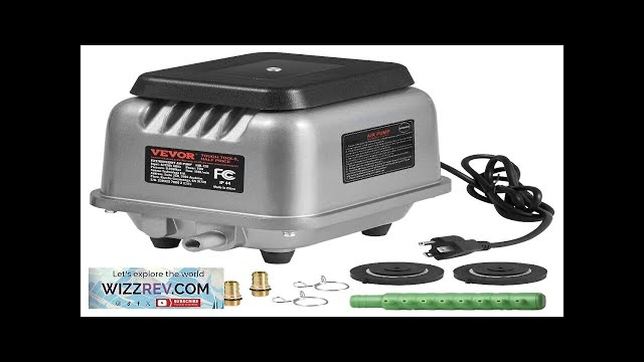 VEVOR Linear Air Pump 109L/Min Air Flow Septic Aerator Pump Aeration System Review