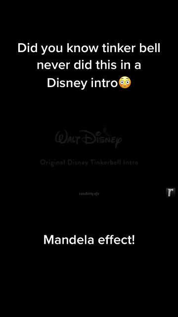 Tinkerbell Mandela Effect