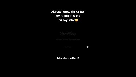 Tinkerbell Mandela Effect