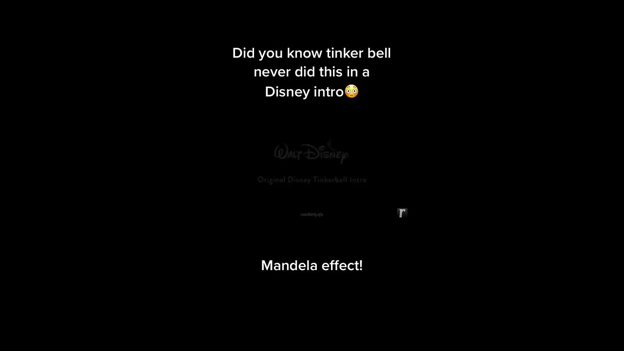 Tinkerbell Mandela Effect