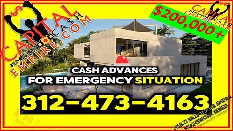 NEED EMERGENCY MONEY? MERCHANT CASH ADVANCE Get the Least Damaging of the WORST BUSINESS LOANS!