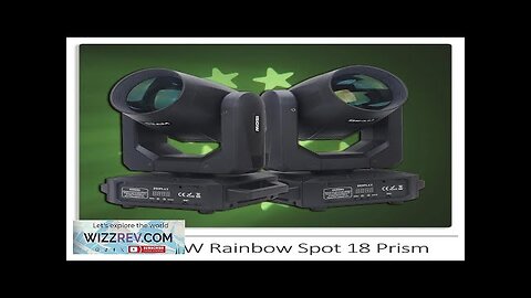 2Pcs/lot New 200W LED Beam Spot Moving Head Light DMX With Rainbow Review