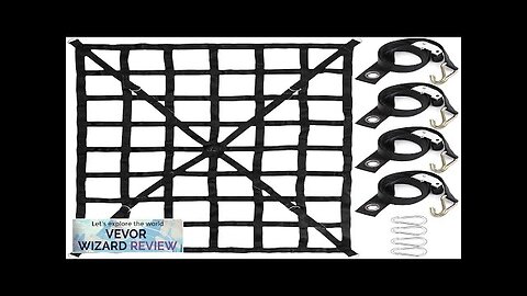 VEVOR Cargo Net 4.2' x 5.5' Cargo Net for Pickup Truck Bed Review