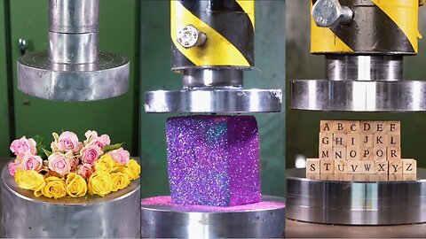 #ASMR Fun hydraulic press