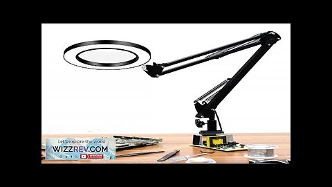 DANIU Flexible Desk Large 5X USB LED Magnifying Glass 33cm+33cm Bracket 3 Review