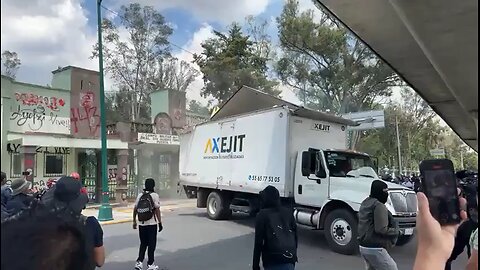 Mexico military barracks attacked in protest over mass student disappearance: TV images