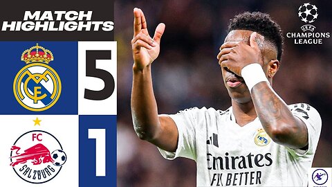 Real Madrid vs RB Salzburg 5-1 Goals & Extended | Champions League 2025 | FULL MATCH HIGHLIGHTS