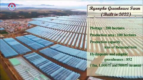 100 HECTARE GREENHOUSE FARM IN NORTH KOREA