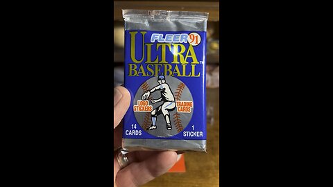 1991 Fleer Ultra #baseballcards #junkwax #packopening