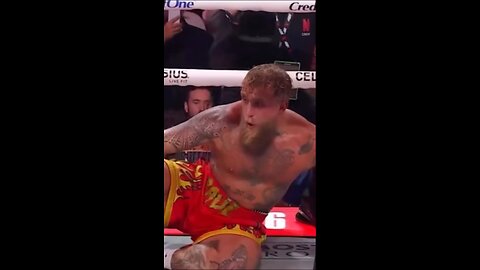 Anthony Joshua DROPS Jake Paul with a DEVASTATING 1-2 Combo!🥊