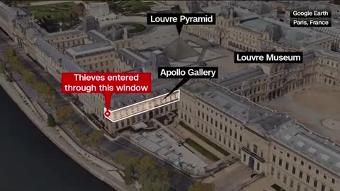 Thieves steal 'priceless' jewelry from the Louvre in Paris