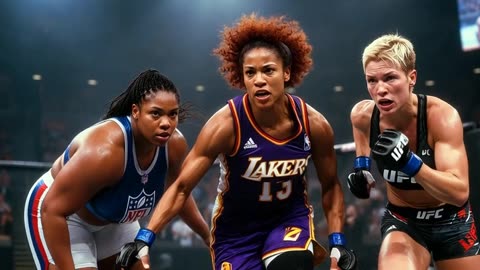 NBA vs UFC vs NFL Girls 🔥 The Most Viral Sports Trend of 2026