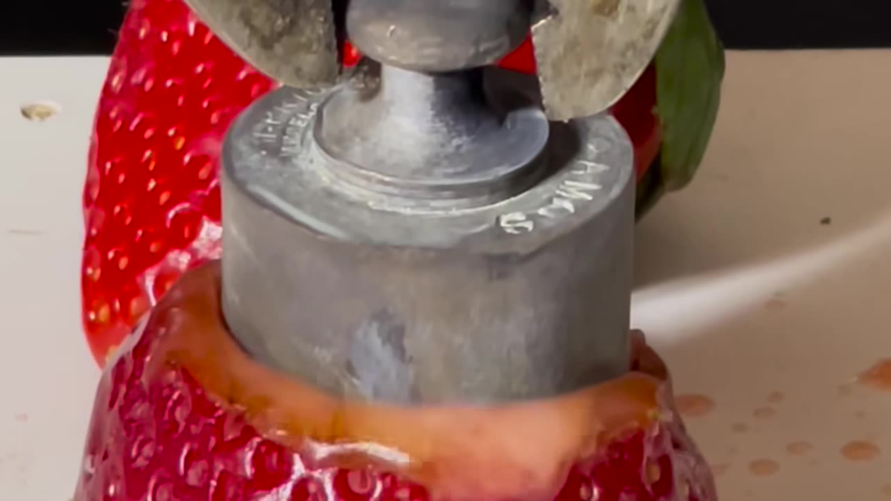 Red Hot Calibration Weight vs strawberry