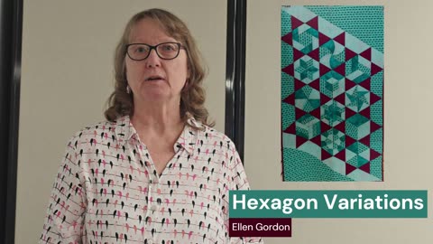 Quilt - Hexagon Variation by Ellen Gordon