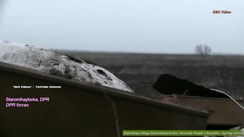 Defending Staromihaylovka Spring of 2016 Donbass