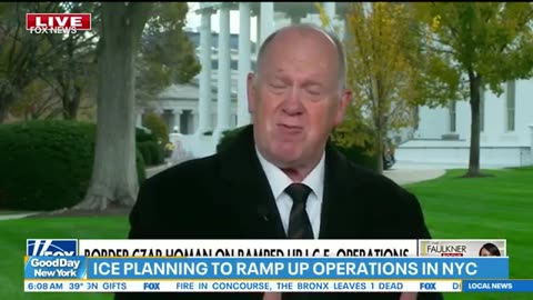 Homan says ICE to ramp up NYC operations: ‘I plan on being …’