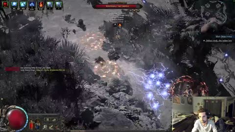 POE 2 Lightning warp blood mage game play + putting my dog down today + current events maybe