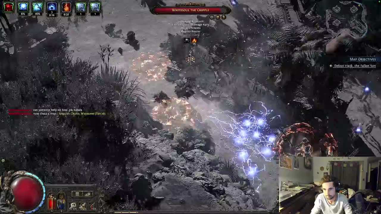 POE 2 Lightning warp blood mage game play + putting my dog down today + current events maybe