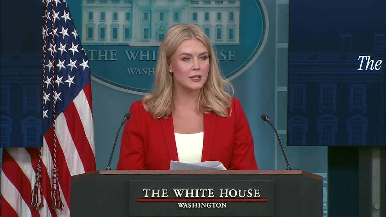 Karoline Leavitt Announces Major Shakeup To White House Press Corps