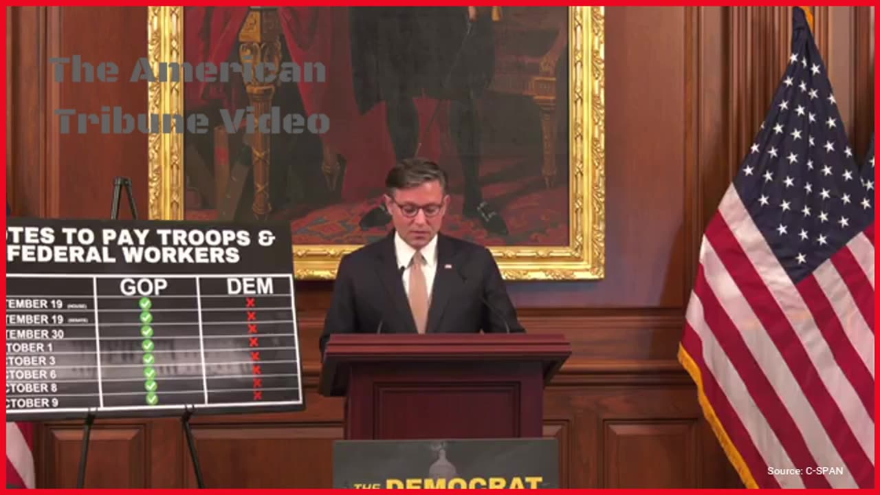 Mike Johnson Brings Old Receipts to Skewer Democrats Over the Schumer Shutdown