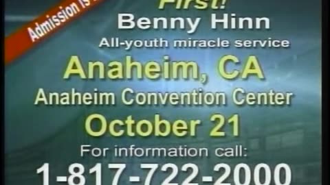 Benny Hinn WSBK September 11, 2001 630am-700am EDT