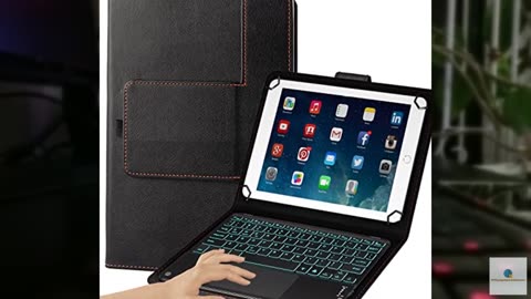 eoso TouchPad Keyboard case for 9",9.7",10.1",10.2",10.5",10.9",11" Tablets,2-in