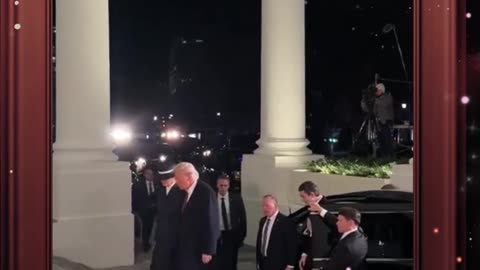 Trump returns to the White House with Melania and Barron