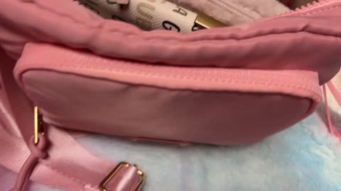 What's in my Bear Paw Pink Bag and Pastel Wallet.