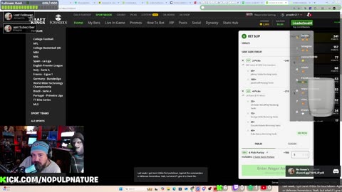 sunday funday beer and football bets w/@fitzmagicshow