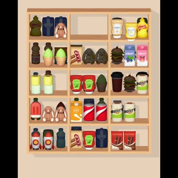 Goods Match - level 6 #androidgames #puzzlegame #match #shop #supermarket