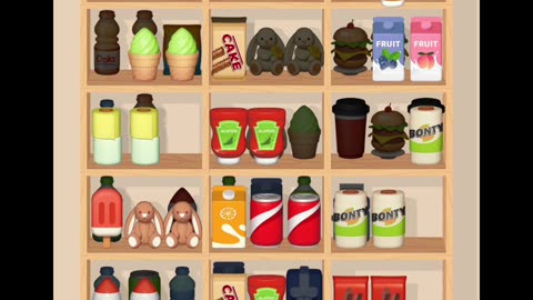 Goods Match - level 6 #androidgames #puzzlegame #match #shop #supermarket