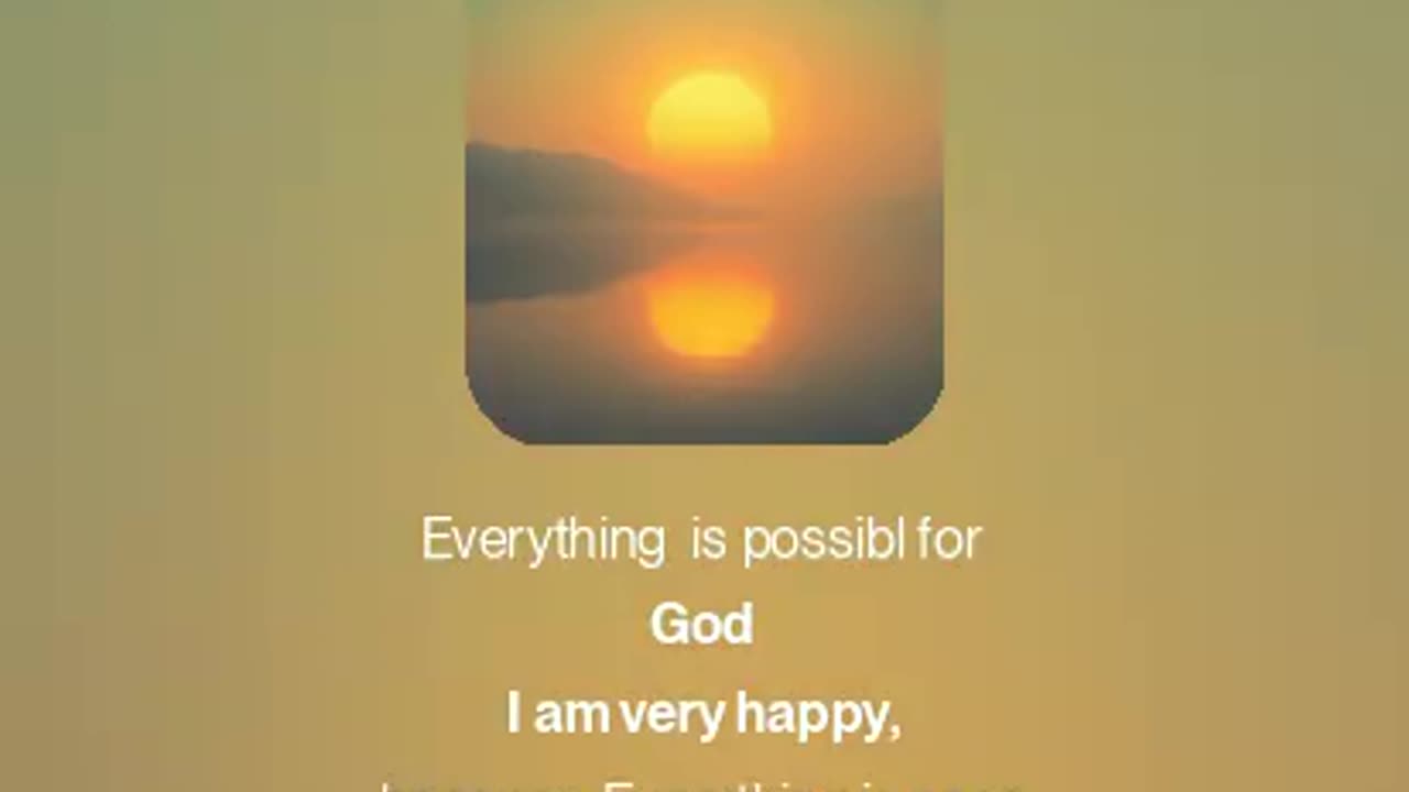 EVERYTHING IS POSSIBLE FOR GOD 1