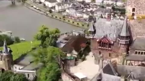Cochem Castle From Above 🏰✨