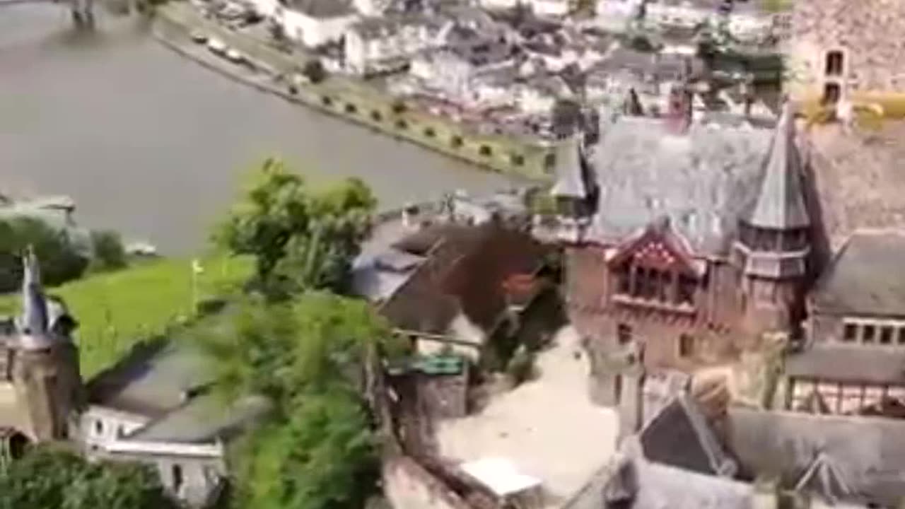 Cochem Castle From Above 🏰✨