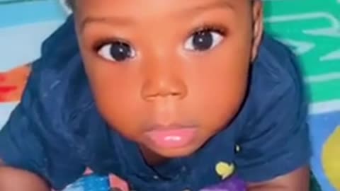 Adorable Baby reaction