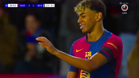 Lamine Yamal what a goal for Barcelona 🔥