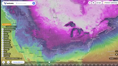 Look at what's happening as the HUGE storm is arriving!