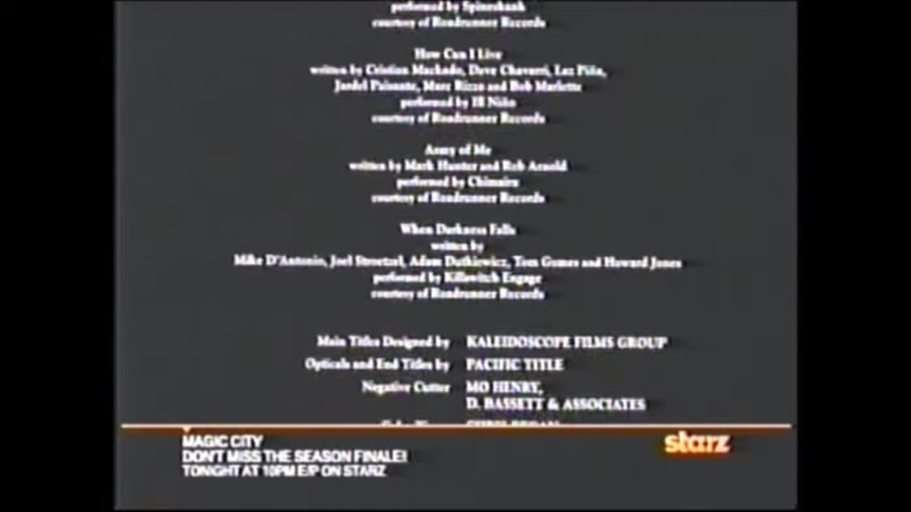 Killswitch Engage - When Darkness Falls - Freddy vs. Jason (2003) End Credits