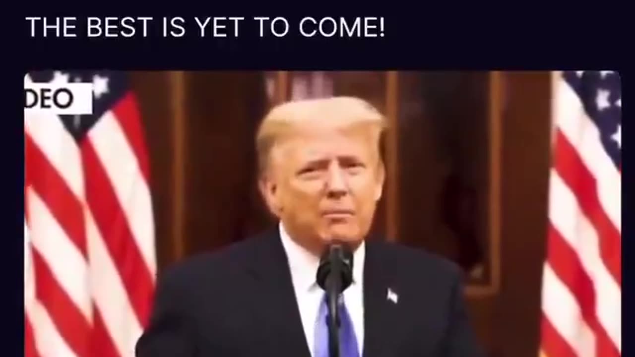Donald J. Trump @realDonald Trump 🇺🇸THE BEST IS YET TO COME!