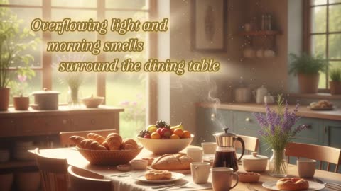 Overflowing light and morning smells