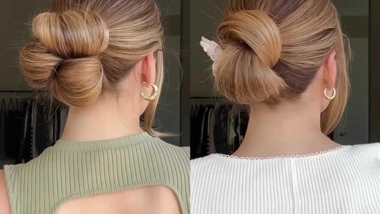 Two Unique Low Bun IDEAS