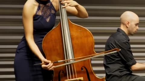 A fragment of G.Bottesini - Elegia Nr 3 - Melodie - Romanza patetica