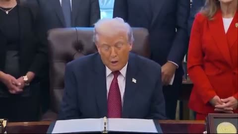 PRES. TRUMP: "Today, my administration is taking historic action to lower costs for American