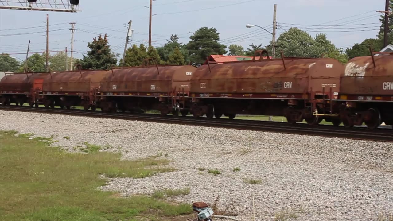 Norfolk Southern Train Watching in Bellevue, Ohio