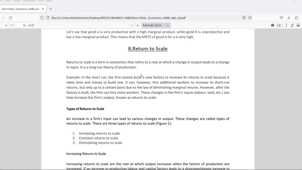 4. Banking Diploma Preparation | JAIBB | Principles of Economics | POE