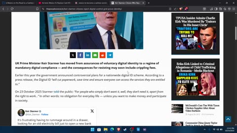 MEXICO BECOMING DIGITAL/CASHLESS AND UK TO CHARGE £85 FOR DIGITAL ID REFUSAL #endtimes #israelites