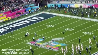 Another angle of streaker at Super Bowl 60