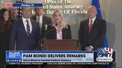 AG BONDI ANNOUNCES ARREST